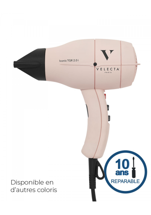 ICONIC TGR 2.0 i - Professional quality hairdryer powerful with ionic function to avoid frizzes - Velecta Paris