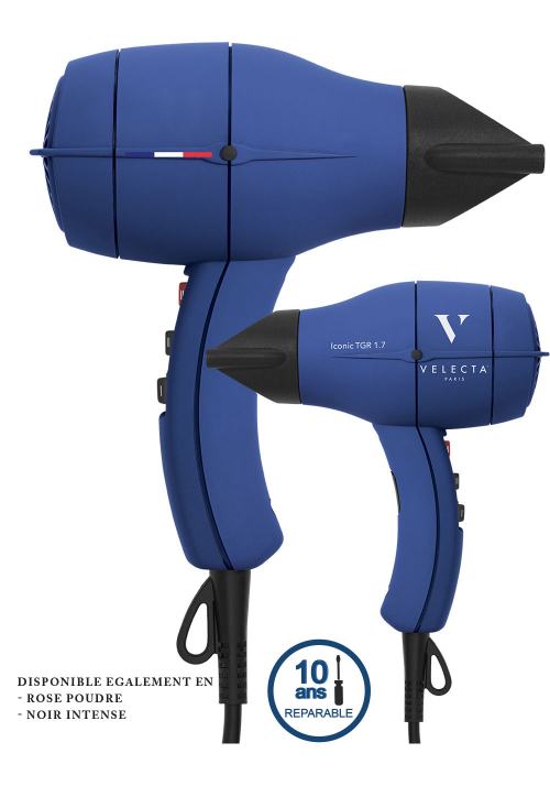 ICONIC TGR 1.7 (ex TGR 3600XS) - Professional quality hairdryer "Made In France" - Velecta Paris