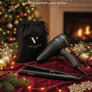 Offrez à vos cheveux le meilleur avec notre offre exceptionnelle ! ✨ Le duo incontournable : l’Original Silence 1.7 i, notre sèche-cheveux ultra-silencieux qui prend soin de votre coiffure tout en garantissant un confort optimal, et le lisseur boucleur LXR, l’allié idéal pour donner vie à toutes vos envies capillaires. Boucles glamour ou lissage impeccable, cette combinaison a été pensée pour répondre à toutes vos attentes. #VelectaParis #sèchecheveux #FabricationFrançaise #SavoirFaire #LisseurBoucleur #CoiffureProfessionnelle #BeautéSilencieuse