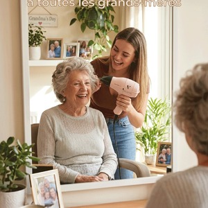 🌷 Joyeuse Fête des Grands-Mères ! Entre moments précieux et routines beauté, offrez-leur un moment de soin et de beauté. #VelectaParis #sèchecheveux #FabricationFrançaise #fêtedesgrandsmères