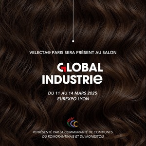 Velecta® Paris au Salon Global Industrie à Lyon 🤩Du 11 au 14 mars 2025, nous aurons le plaisir de participer au Salon Global Industrie à Eurexpo Lyon, au sein du stand Territoire d’Industrie Sologne Val de Cher. Aux côtés d’autres acteurs industriels de la région Centre-Val de Loire, nous mettrons en lumière notre savoir-faire et notre engagement en matière d’innovation.Venez découvrir et tester nos appareils professionnels, dont le lisseur LXR et le Revolution 2.2 i. Une occasion unique d’échanger et de partager notre passion pour l’excellence française.📍 Stand Territoires d'Industrie Sologne Val de Cher#Salon #globalindustrie #VelectaParis #Velecta #sèchecheveux #fabriquéenFrance