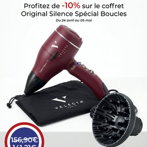 🌟 French Days : l’élégance du silence, à portée de main ! 🌟Et si votre routine coiffage devenait plus douce… pour vos cheveux et pour vos oreilles ?Découvrez le coffret Original Silence 1.7 i : un sèche-cheveux ultra-silencieux, léger et compact, conçu pour allier performance et sérénité. Avec son diffuseur à homogénéité thermique (pour une chaleur parfaitement répartie) et sa pochette de rangement 100% coton, il prend soin de vos boucles, de vos brushing…et de votre tranquillité.Parce qu’un coiffage réussi ne devrait jamais rimer avec bruit ou complexité, l’Original Silence 1.7 i s’adapte à toutes vos envies : ✨ Des cheveux brillants et disciplinés, sans agresser les longueurs ✨ Un volume naturel, même sur les textures les plus rebelles ✨ Un outil nomade, pour des résultats salon où que vous soyez💡 Le petit + ? Pendant les French Days, ce coffret est à -10% ! Une occasion idéale pour offrir (ou s’offrir) un sèche-cheveux pensé pour le confort au quotidien.👉 Disponible dès maintenant via le lien en bio – et si vous hésitez, nos experts sont là pour vous guider !#OriginalSilence #FrenchDays #CoiffagePro #SècheCheveuxSilencieux #BeautéSansBruit #VelectaParis