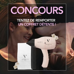 🌸 Jeu Concours Spécial Fête des Mères ! 🌸 Pour célébrer toutes les mamans, nous vous offrons la chance de remporter notre magnifique coffret "Détente" ! Ce coffret comprend :💖 Un Iconic TGR 1.7 i rose poudré, le sèche-cheveux ultra-léger avec fonction anti-frizz pour un coiffage parfait, 💖 Un démêloir pour des cheveux soyeux et faciles à coiffer, 💖 Une serviette brodée du logo Velecta® Paris pour un moment de douceur. Pour participer, c'est simple : ✅ Abonnez-vous à notre compte ✅ Likez ce post ✅ Tagguez 2 personnes qui méritent de se faire chouchouter ! Tirage au sort le 26 mai. Ne manquez pas cette occasion de gâter votre maman ou de vous faire plaisir ! 💕 #VelectaParis #Velecta #sèchecheveux #fabriquéenFrance #JeuConcours #FêteDesMères