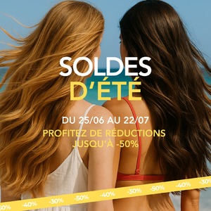 🌞✨ Les soldes d'été arrivent à grands pas ! À partir du 25 juin, profitez de remises exceptionnelles allant jusqu'à 50% sur une sélection de produits, y compris notre lisseur-boucleur LXR ! Ne manquez pas cette occasion de vous faire plaisir tout en faisant des économies. Préparez-vous à briller cet été ! 💖🛍️ #VelectaParis #Velecta #sèchecheveux #fabriquéenFrance #SoldesÉté #BonnesAffaires #Beauté