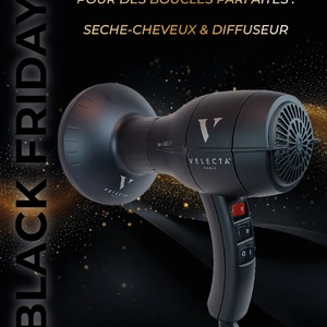 ✨ Découvrez le duo gagnant pour des boucles parfaites ! ✨ Profitez de notre offre Black Friday avec l’Iconic TGR 1.7 et son diffuseur clippable. Ne manquez pas cette occasion de sublimer vos cheveux ! 🌀 #VelectaParis #sèchecheveux #FabricationFrançaise #BlackFriday #BouclesParfaites #IconicTGR