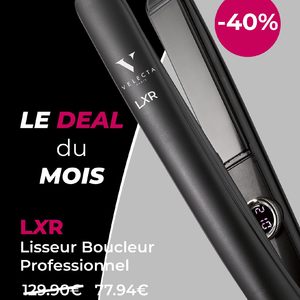🎉✨ DEAL DU MOIS chez Velecta® Paris ! ✨🎉 Préparez-vous à briller pour les fêtes avec notre LXR ! Elégantes, sophistiquées ou glamour, vos coiffures se dévoilent très facilement : le LXR est votre partenaire beauté ! 👉 Profitez dès maintenant de notre offre exceptionnelle sur notre site #VelectaParis #Velecta #fabriquéenFrance #LisseurBoucleur #DealDuMois #CoiffuresDeFêtes #BeautéProfessionnelle