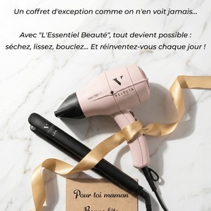 *La Fête des Mères approche. Offrez-lui un cadeau à la hauteur de ce qu'elle est pour vous. 💝**Le coffret **"L'Essentiel Beauté"** réunit l'**Iconic TGR 1.7 Rose Poudré** et le **Lisseur Boucleur LXR**, deux indispensables pensés pour sublimer chaque type de cheveux. Une technologie professionnelle, un design élégant et raffiné, un résultat digne des plus grands salons… directement depuis chez elle, chaque matin.**🌀 **Séchez, lissez, bouclez… Réinventez-vous chaque jour**✨**Et parce qu'elle le mérite vraiment :**Elle a toujours été là, dans les grands moments comme dans les petits. Cette année, offrez-lui enfin un moment rien que pour elle. 💝**N'attendez plus.**👉 **Lien en bio • Commande en 2 minutes • Envoi sous 24h***