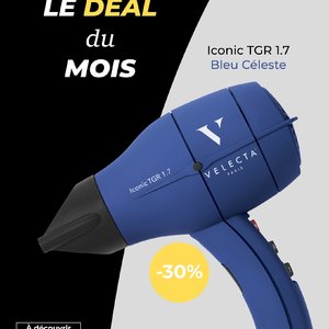 🌟✨ Profitez de notre "Deal du mois d'Août" avec -30% sur l'Iconic TGR 1.7 Bleu Céleste ! ☀️💙 Que ce soit pour prolonger vos aventures estivales ou pour bien démarrer la rentrée, ce sèche-cheveux ultra-léger et compact est fait pour vous ! Ne manquez pas cette occasion du 1er au 31 août. Faites le plein de style et de praticité avant la reprise ! #VelectaParis #Velecta #sèchecheveux #fabriquéenFrance #DealDuMois #RentréeStylée #IconicTGR